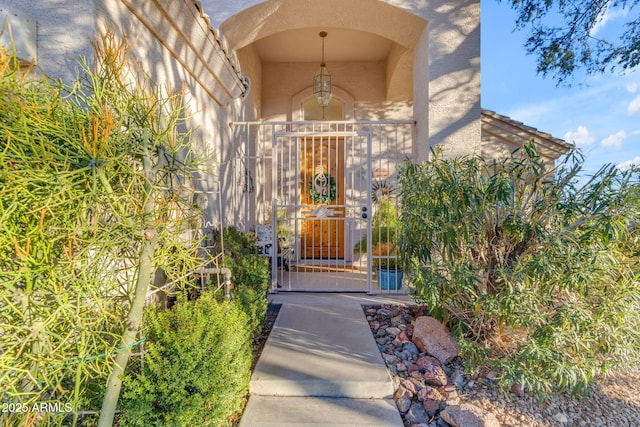 view of entrance to property