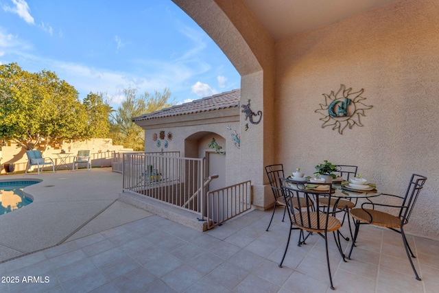 view of patio