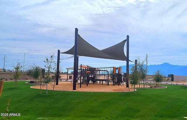 10619 W Bloch Rd, Tolleson, AZ 85353 - community playground featuring a yard and a mountain view