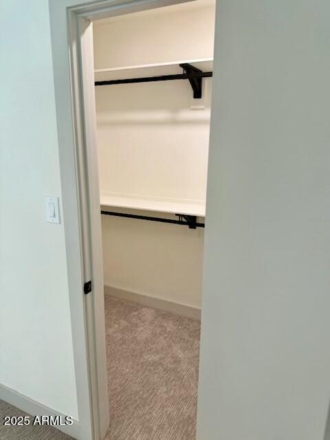 view of closet