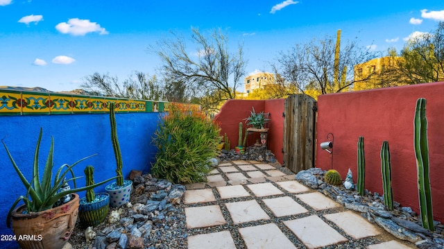 view of patio