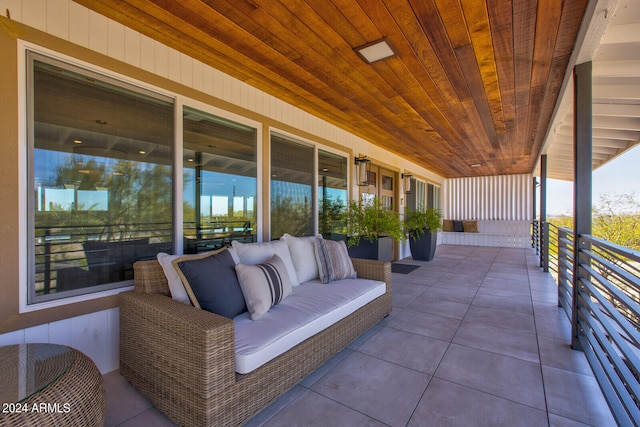 view of patio / terrace with outdoor lounge area