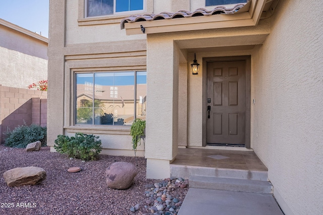 view of entrance to property