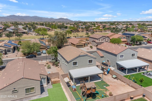 23693 W Grove St, Buckeye, AZ 85326 - aerial perspective of suburban area featuring mountains