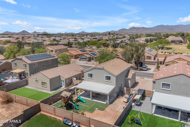 23693 W Grove St, Buckeye, AZ 85326 - aerial view of residential area with a mountain backdrop