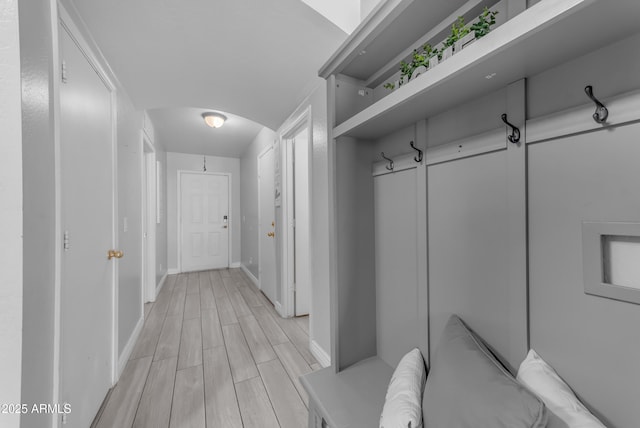 23693 W Grove St, Buckeye, AZ 85326 - mudroom with baseboards and light wood-style flooring
