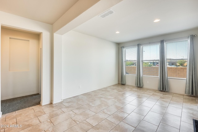 view of tiled empty room