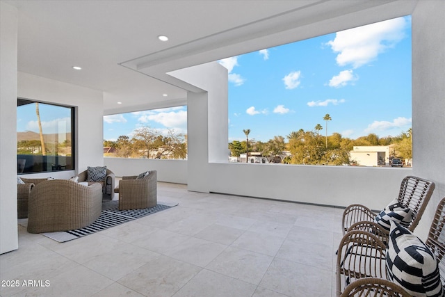 view of patio / terrace with outdoor lounge area