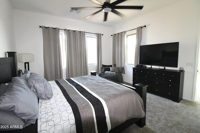 4923 W Weeping Willow Way, Laveen, AZ 85339 - carpeted bedroom featuring a ceiling fan