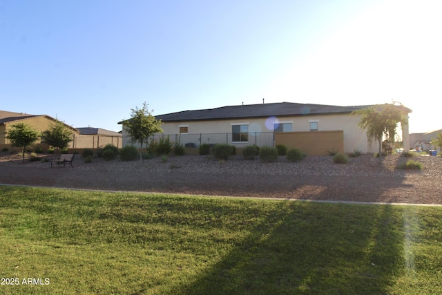 4923 W Weeping Willow Way, Laveen, AZ 85339 - rear view of house with stucco siding