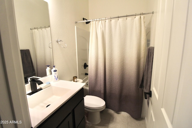4923 W Weeping Willow Way, Laveen, AZ 85339 - full bathroom with vanity, tile patterned flooring, and shower / tub combo