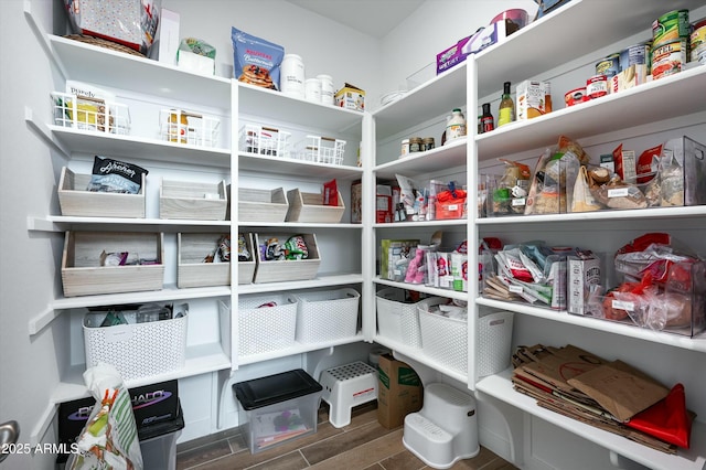 view of pantry