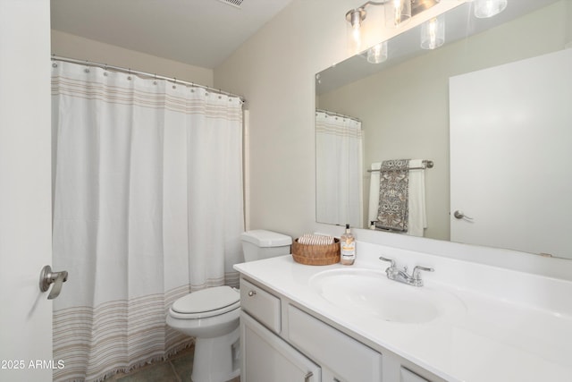 6366 W Saint John Ave, Glendale, AZ 85308 - full bathroom with toilet, vanity, and tile patterned flooring