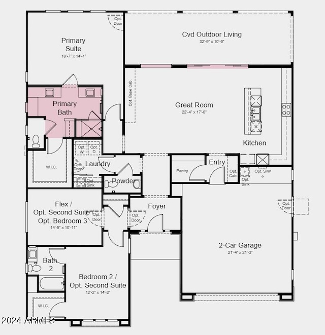 1301 W Via De Olivos, Queen Creek, AZ 85140 - floor plan / room layout