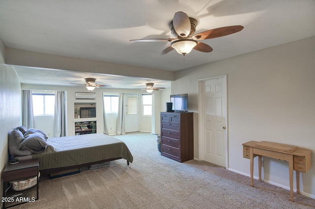 3203 W Libby St, Phoenix, AZ 85053 - bedroom with multiple windows, light carpet, and a ceiling fan