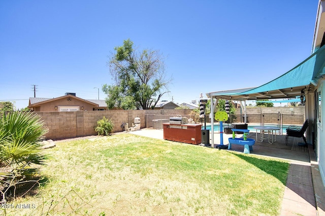 3203 W Libby St, Phoenix, AZ 85053 - fenced backyard featuring a patio area