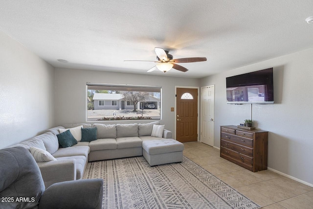 3203 W Libby St, Phoenix, AZ 85053 - living area with ceiling fan and light tile patterned flooring
