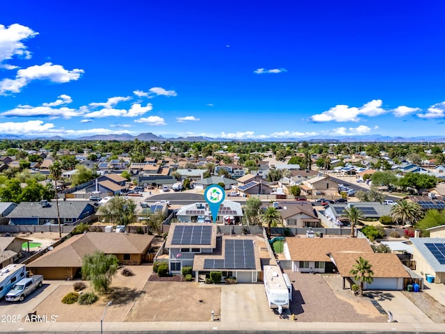 4136 W Hearn Rd, Phoenix, AZ 85053 - aerial perspective of suburban area with mountains