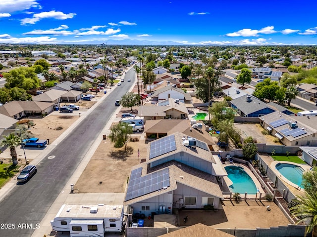 4136 W Hearn Rd, Phoenix, AZ 85053 - aerial view of residential area featuring a pool area
