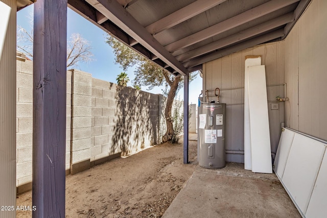 7506 W Sells Dr, Phoenix, AZ 85033 - view of patio with electric water heater