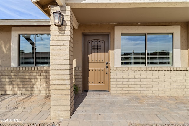 view of entrance to property