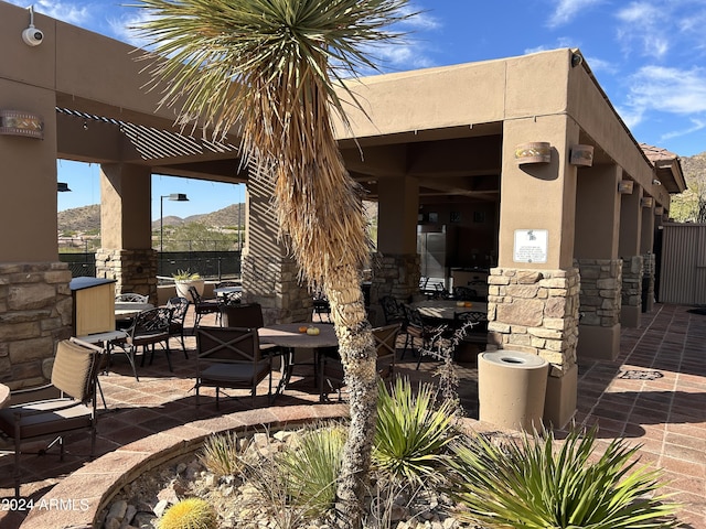 13789 E Geronimo Rd, Scottsdale, AZ 85259 - view of patio / terrace featuring outdoor dining space