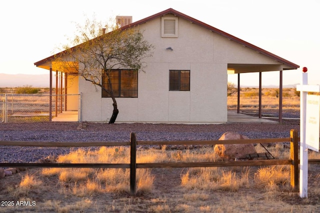 view of side of home