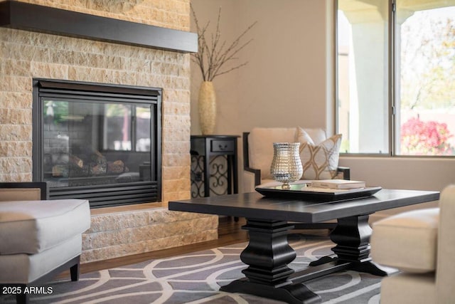 interior space featuring hardwood / wood-style floors