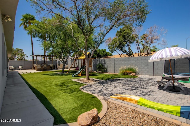 1311 W Ellis St, Mesa, AZ 85201 - view of yard featuring a patio and a playground