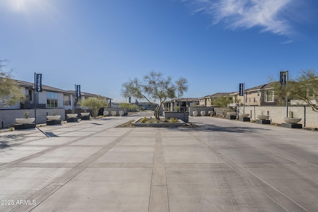 view of street with a residential view