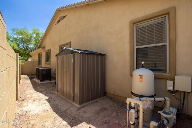 157 N 110th Ave, Avondale, AZ 85323 - view of home's exterior with central air condition unit and stucco siding