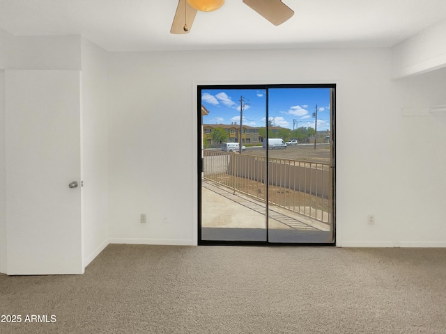 15650 N 19th Ave Unit 1206, Phoenix, AZ 85023 - empty room featuring carpet, baseboards, and ceiling fan