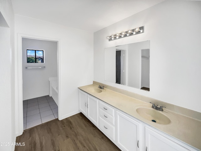 15650 N 19th Ave Unit 1206, Phoenix, AZ 85023 - full bath with wood finished floors and double vanity