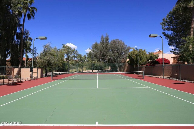 view of sport court with basketball court