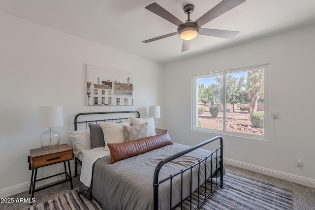 2724 W Colt Rd, Chandler, AZ 85224 - carpeted bedroom with baseboards and a ceiling fan