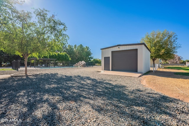2724 W Colt Rd, Chandler, AZ 85224 - detached garage with a swimming pool