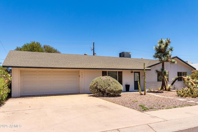6820 E Pinchot Ave, Scottsdale, AZ 85251 - ranch-style house featuring an attached garage, driveway, and a shingled roof