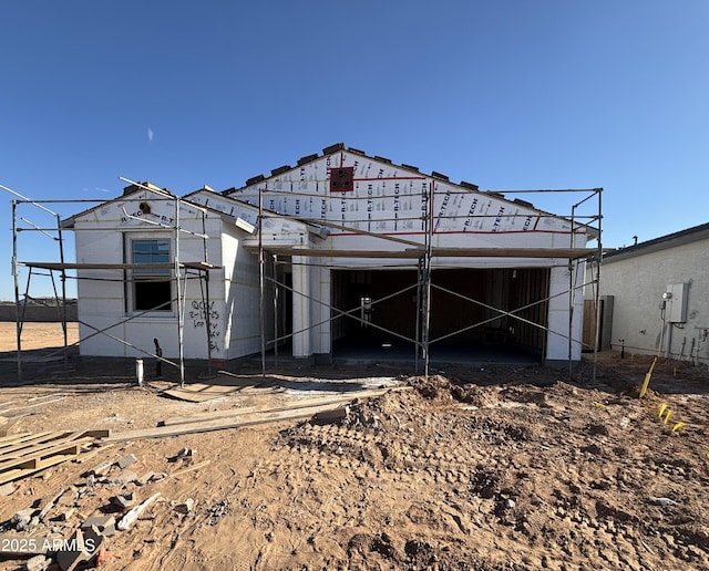 view of back of property