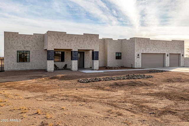 view of pueblo-style home