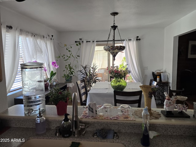 view of dining area