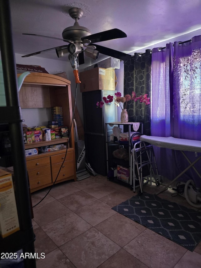 interior space featuring tile patterned floors