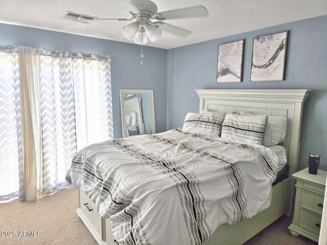44583 W Sandstone Dr, Maricopa, AZ 85139 - carpeted bedroom featuring ceiling fan