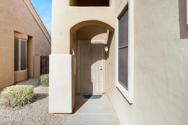 view of entrance to property