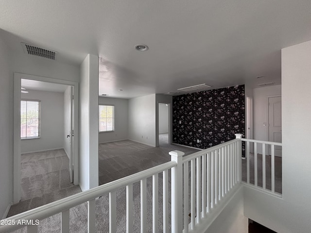 18629 W Fulton St, Goodyear, AZ 85338 - hallway with carpet flooring, an upstairs landing, and baseboards