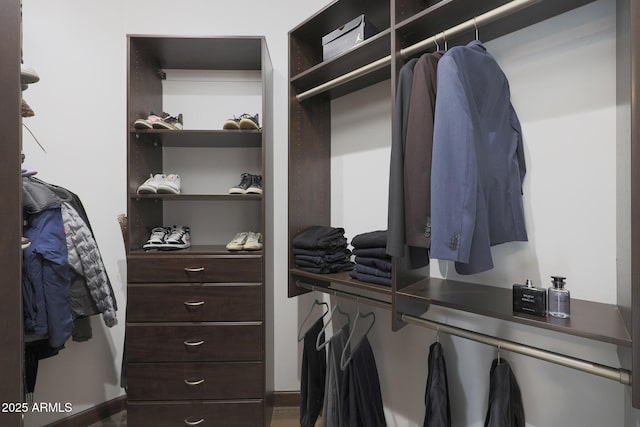 view of spacious closet