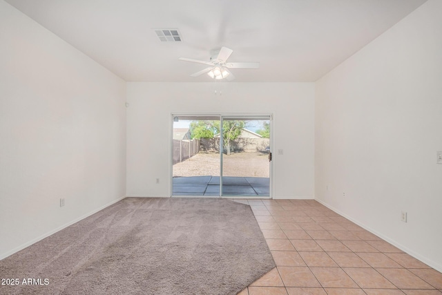 1501 S 122nd Ave, Avondale, AZ 85323 - unfurnished room featuring ceiling fan and light tile patterned floors