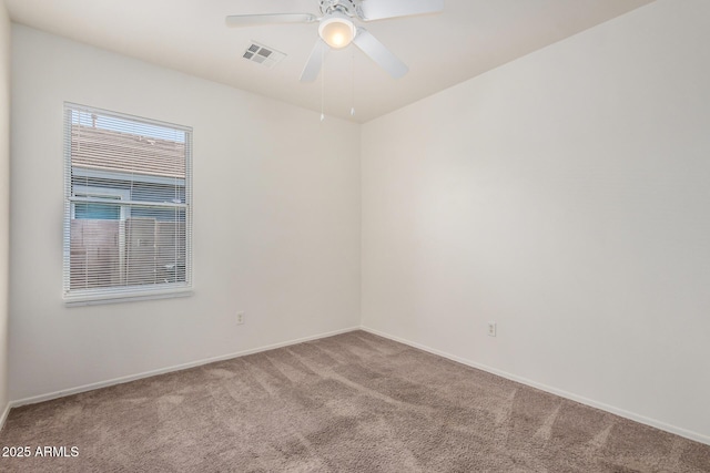 1501 S 122nd Ave, Avondale, AZ 85323 - carpeted spare room with baseboards and ceiling fan