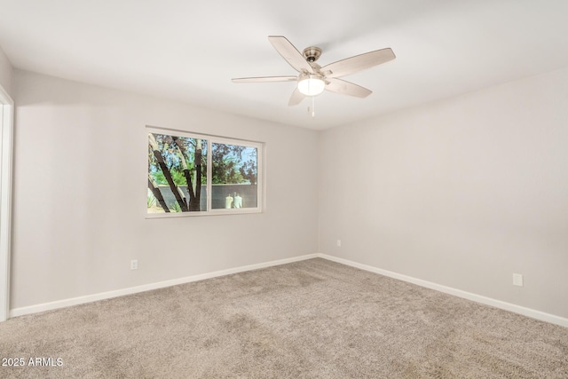1906 N Evergreen St, Chandler, AZ 85225 - carpeted empty room with a ceiling fan and baseboards