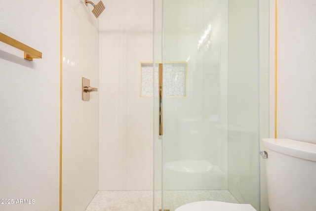 1906 N Evergreen St, Chandler, AZ 85225 - bathroom featuring toilet and a stall shower