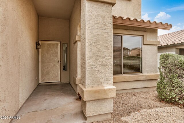 5220 W Desert Ln, Laveen, AZ 85339 - entrance to property featuring stucco siding